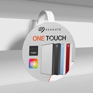 Seagate Wobbler - graphic design service